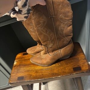 Brown Western Women's Cowboy Boots